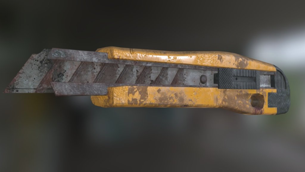 Dirty Box Cutter - 3D model by MetalMonkey [7026765] - Sketchfab