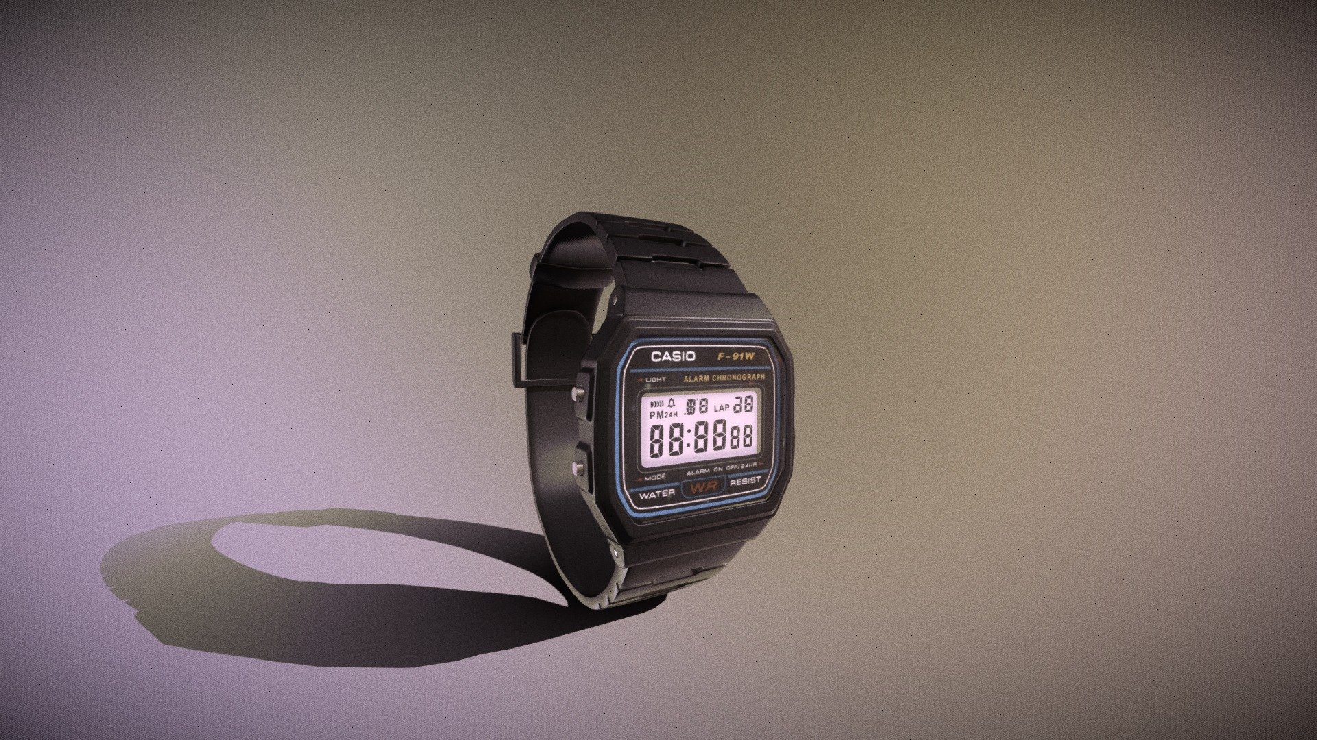 Archivo 3D gratis Correa de reloj Casio F-91W 💫・Diseño de