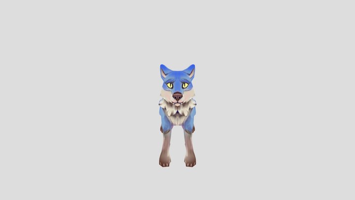 Wolf1 3D Model