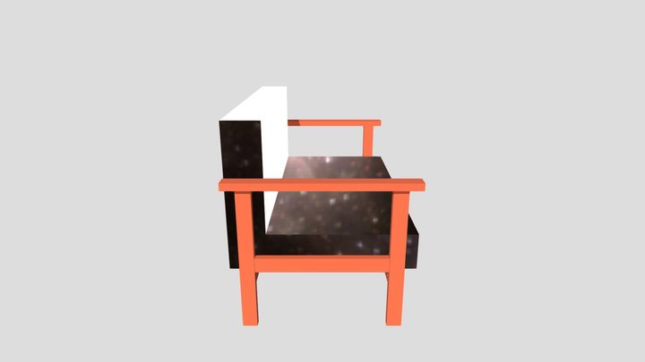 Long Chair 3D Model