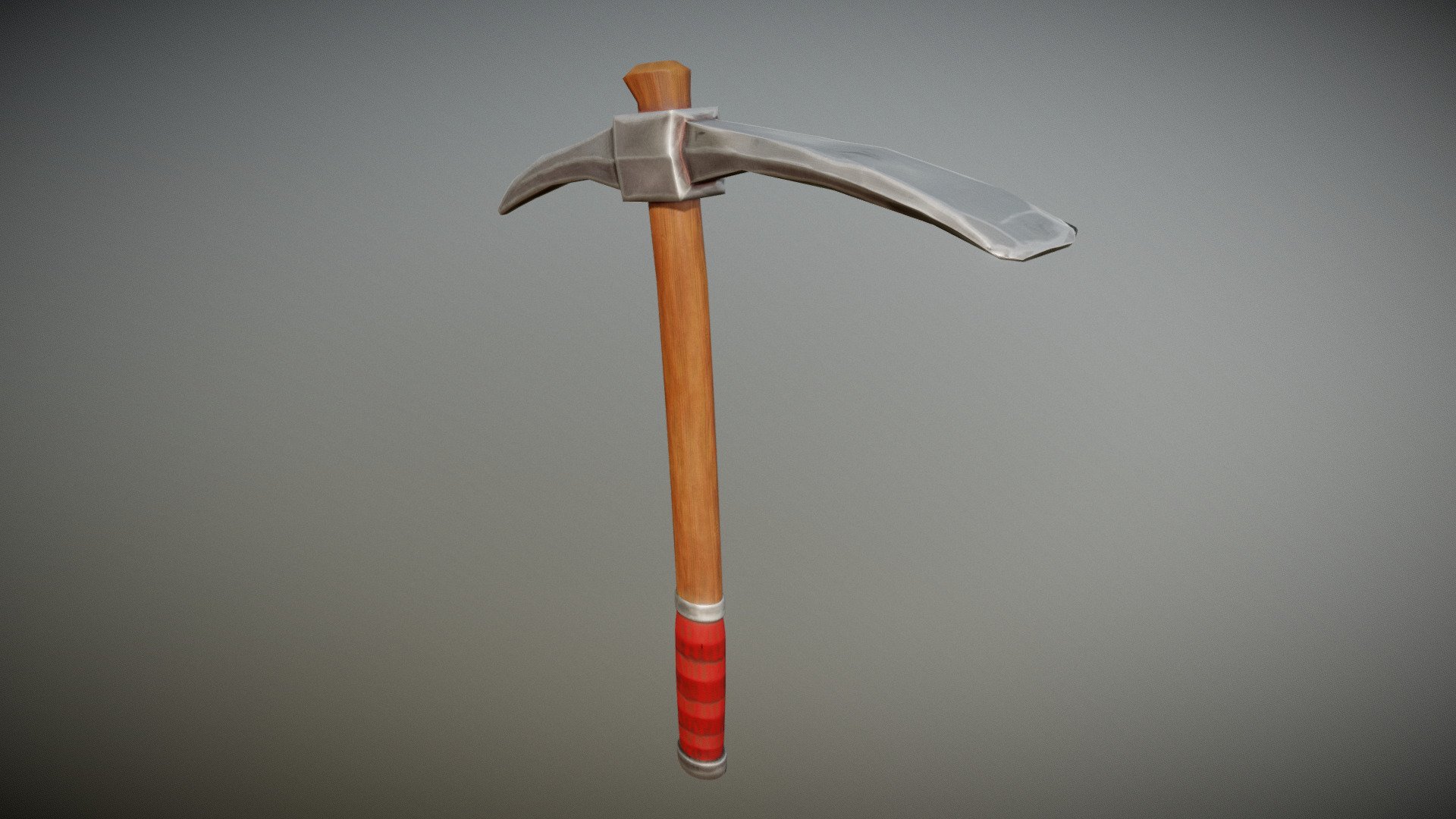 Stylized Pickaxe for Unamed game project 3D model by Eloujah