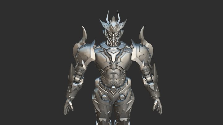 Zerker with Armor 3D Model