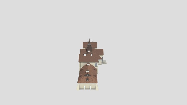 Grodzisk Mazowiecki station building 3D Model