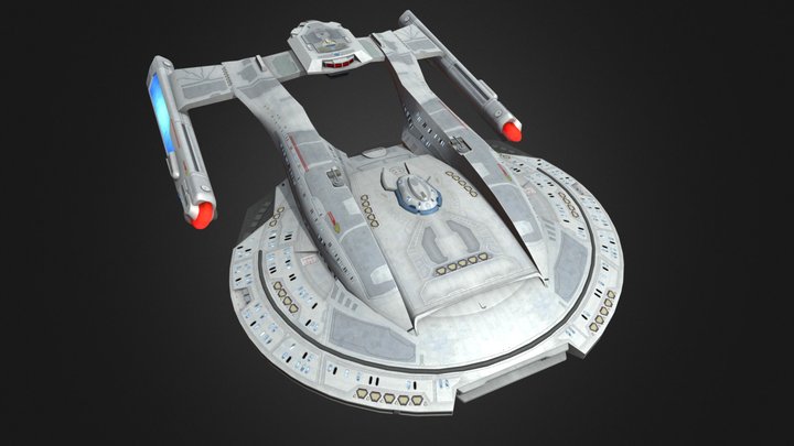 Star Trek - Akira class 3D Model