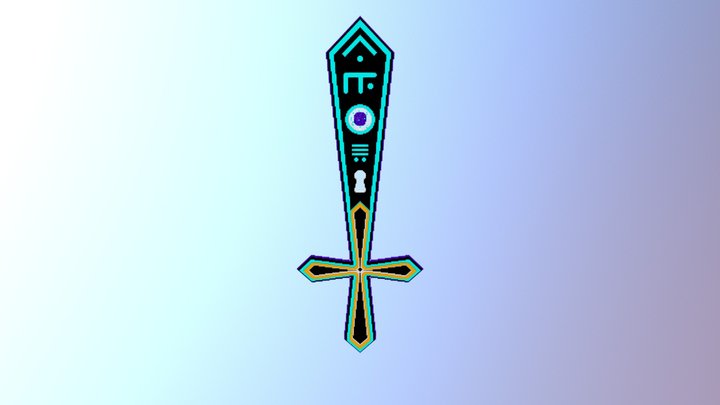 Empty Socket Sword 3D Model