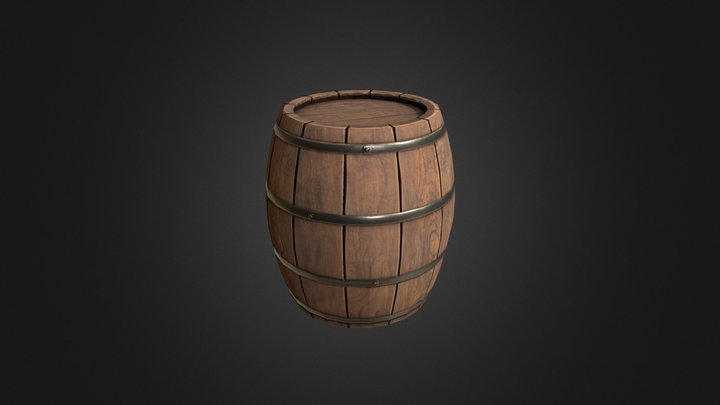 Barrel 3D Model