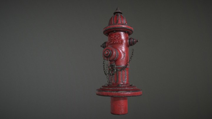 Fire Hydrant 3D Model