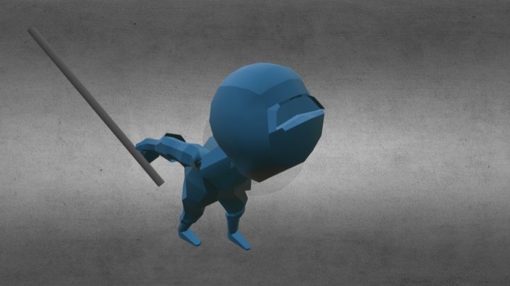Ninja-sword 3D Model