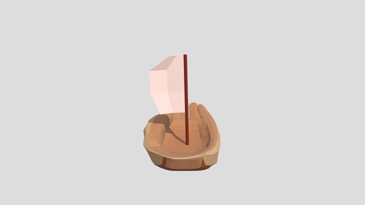 Hand Boat #SketchfabWeeklyChallenge 3D Model