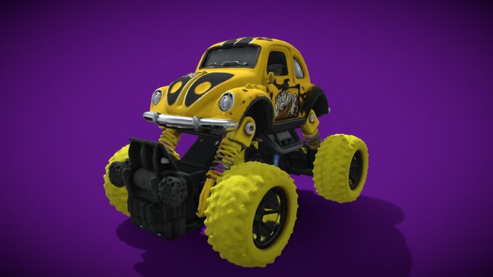 Toy HiGen Car 3D Model