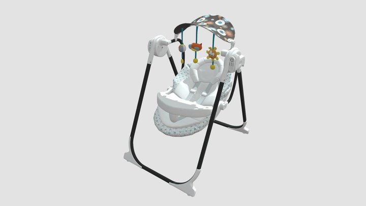 baby swing chair 3D Model