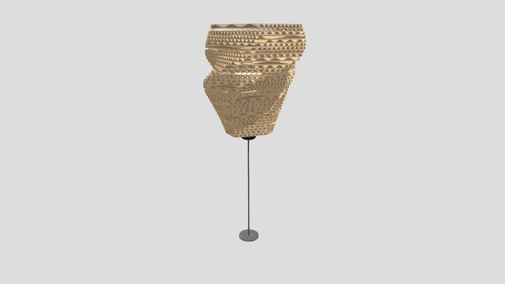 Cardboard Light Fixture Parametric
