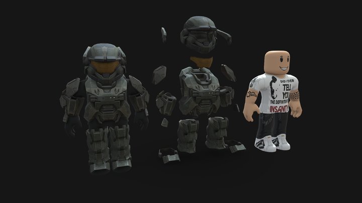 Roblox Halo Suit – Free 3D Model STL