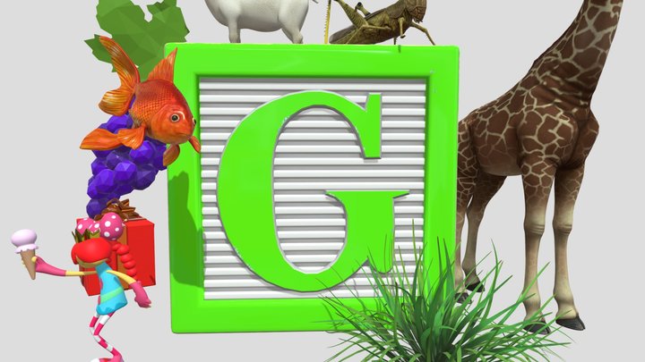 Letter G 3D Model