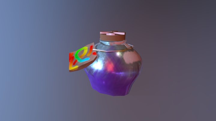 Potion Bottle 3D Model