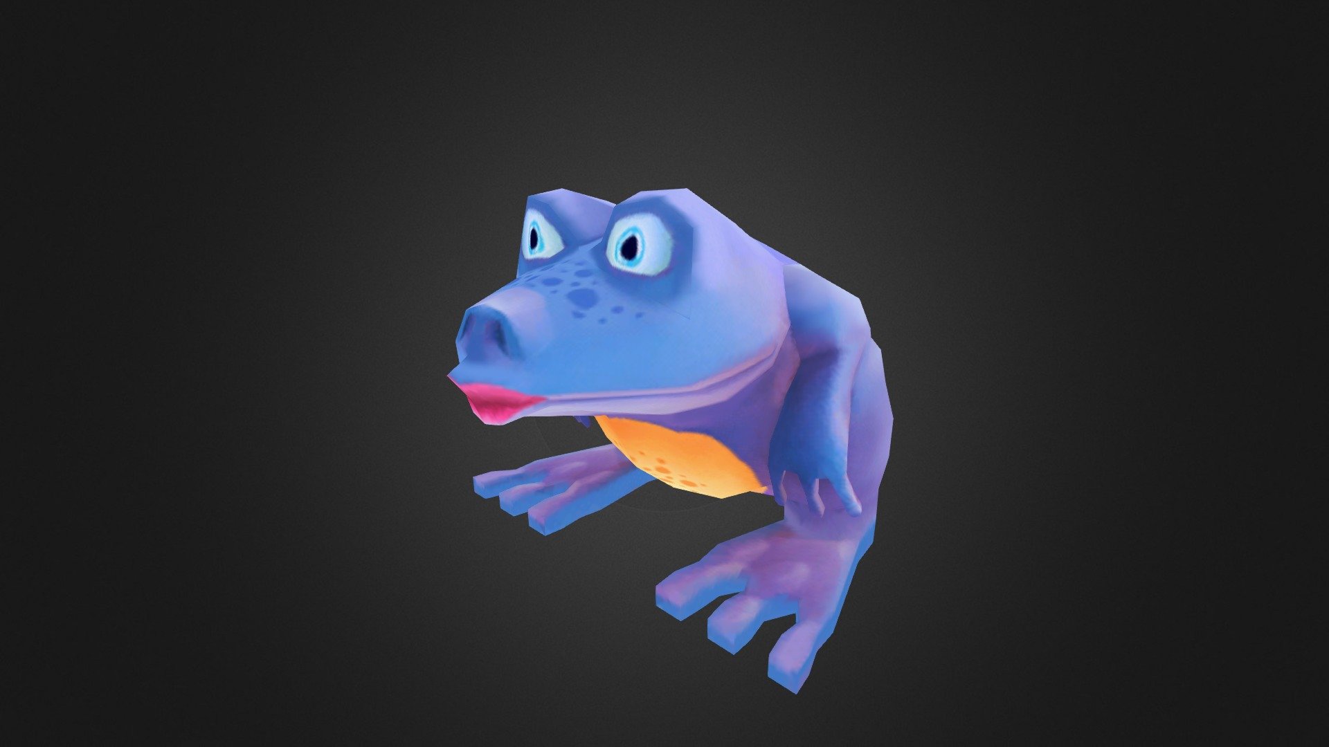 Malvine the frog - 3D model by www.crokomobile.com (@chrupek3d ...