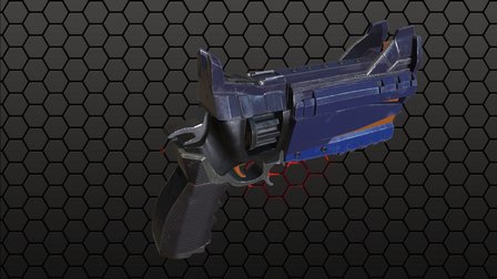 sci-fi concept gun 3D Model