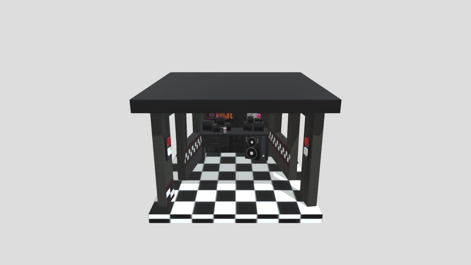 FNAF 1 Office - Five Nights At Freddy's by rocca, Download free STL model