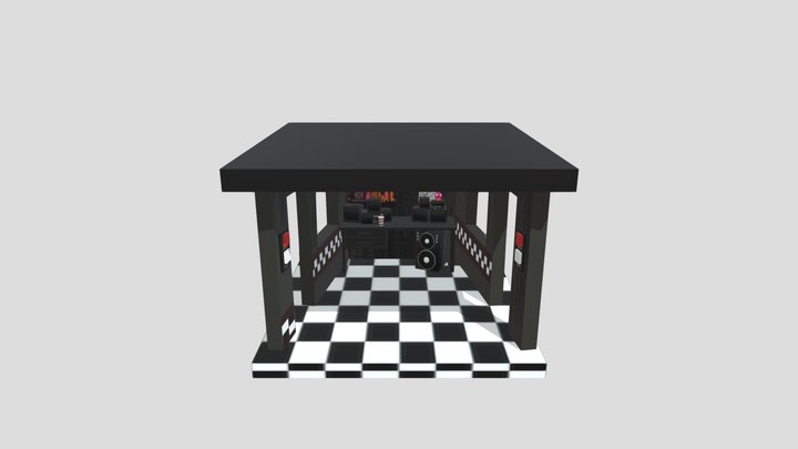 Five Nights At Freddy's One Office 3D Model