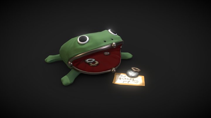 Naruto _ Frog Wallet 3D Model