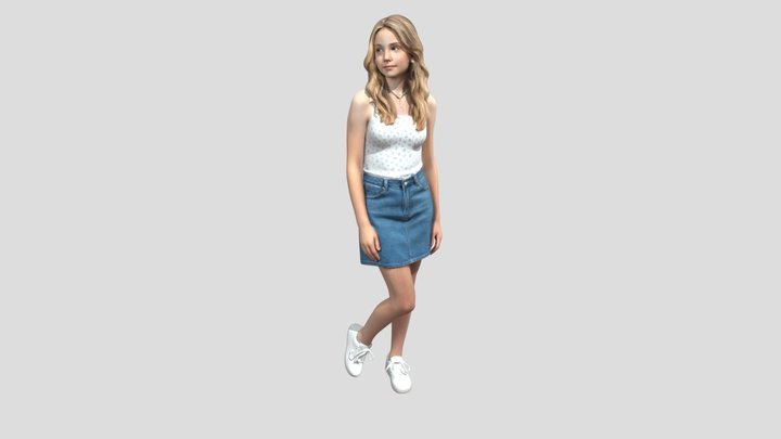 Casual Summer Look – Modello 3D gratuito STL