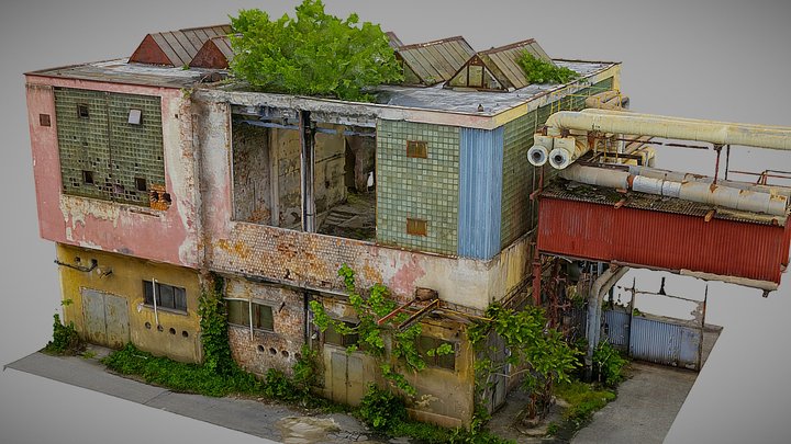 Ideal decaying industrial building to live in