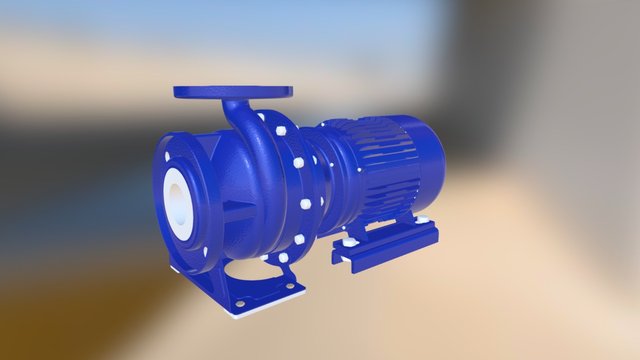 Ebara 3U-Pump 3D Model