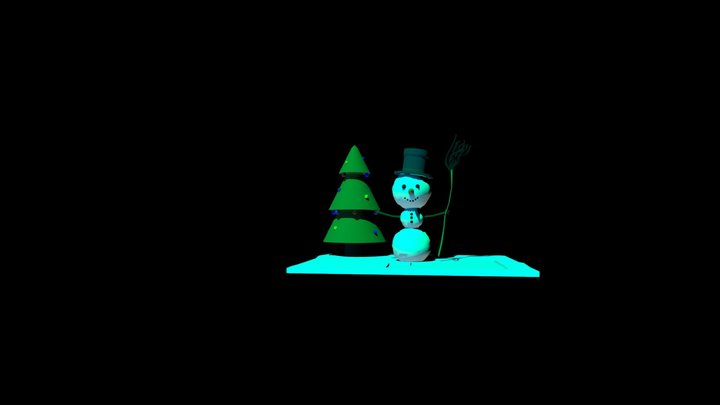 snowman 3D Model