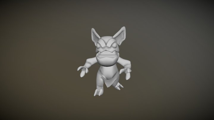 Little troll 3D Model