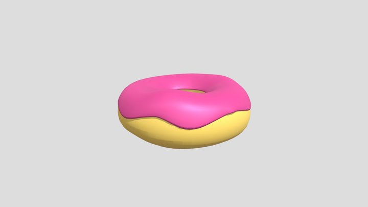 Donut 3D Model
