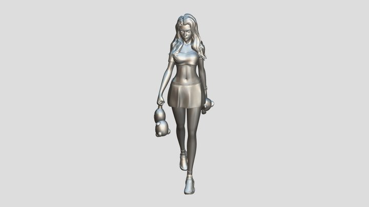 GIRL (162) - SCALE 164 - 3D PRINT MODEL 3D Model