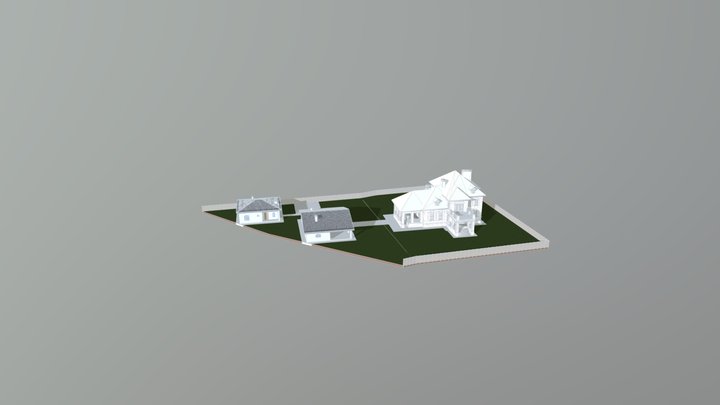 Летняя кухня 3D Model