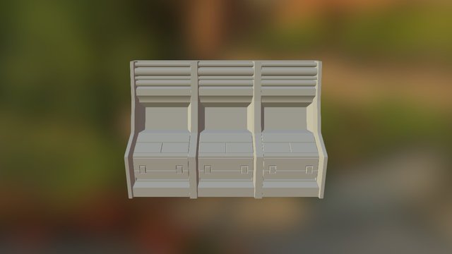Wall Section 3D Model