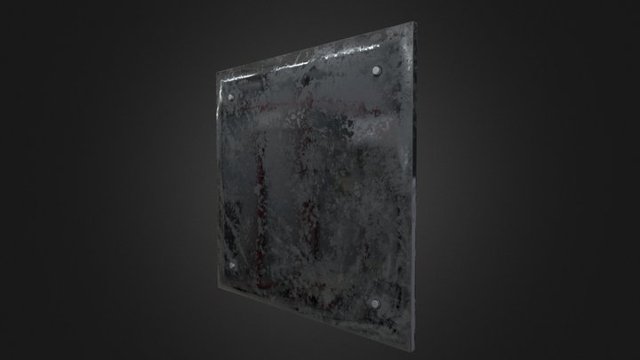 Dirty mirror Lowpoly(Vray) 3D Model