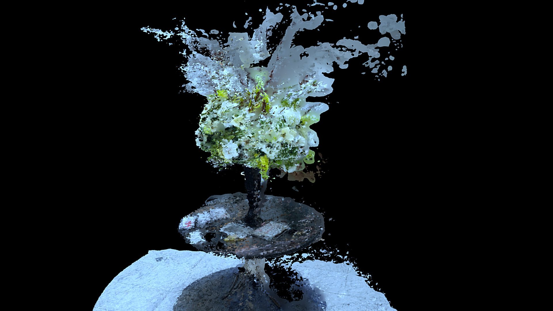 Exploding Flowers — Sketchfab embed 3D viewer