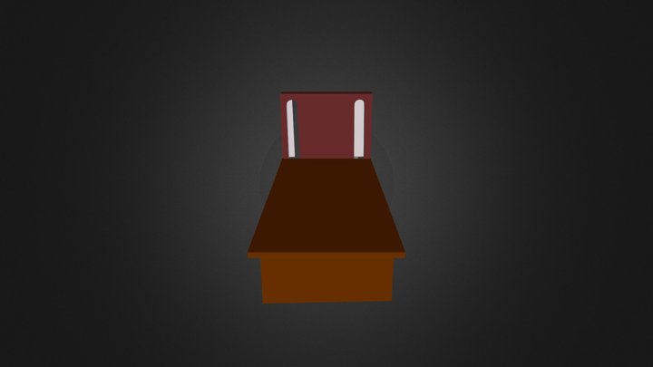 Mesa Plegable 3D Model