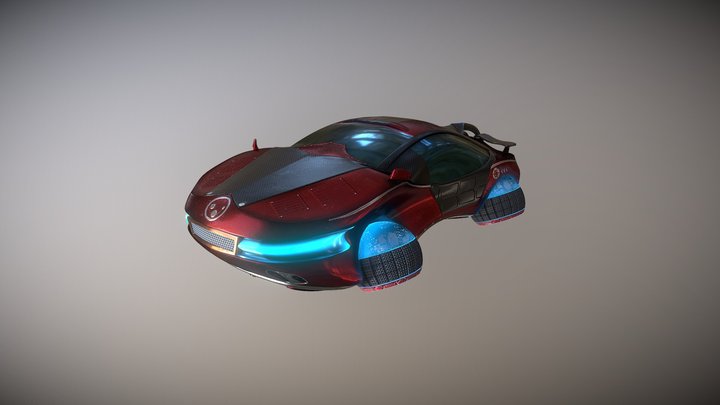 Hover car 3D Model