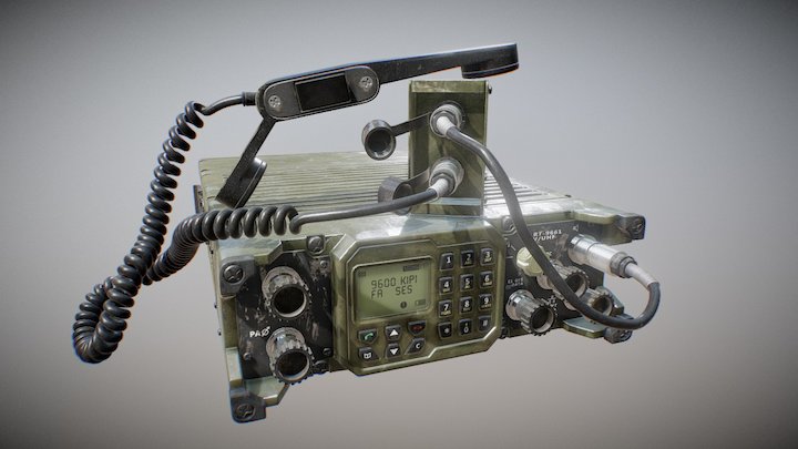 Military Radio 3D Model