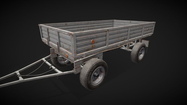 Autosan D47 Trailer 3D Model