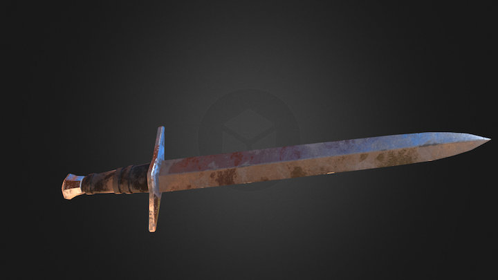 Cold Steel Dagger 3D Model