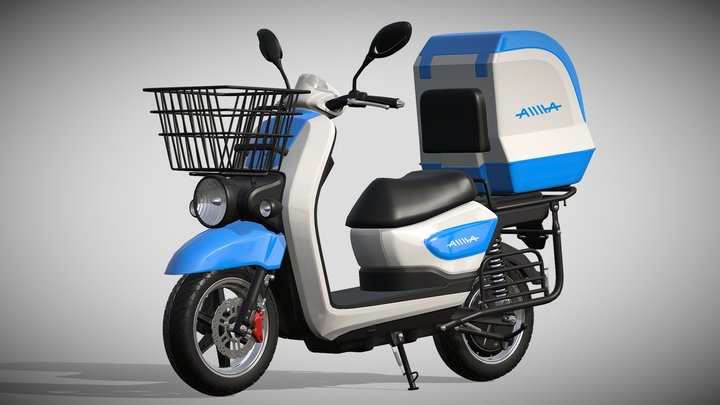 electric scooter AIMA Bird 3D Model