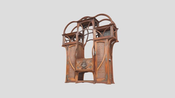 art nouveau dresser – Free 3D Model STL