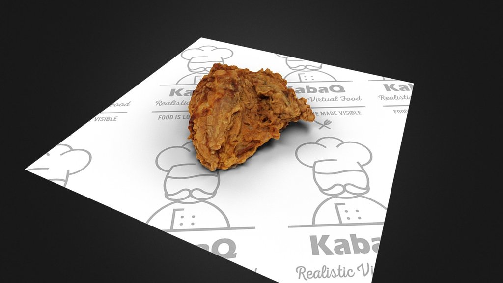 KFC Fried Chicken 3D Model