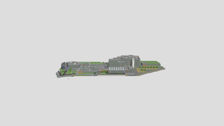 Modèle Minecraft de la HEIG-VD 3D Model