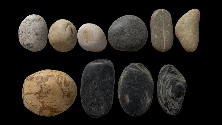 Pebbles 3D Model