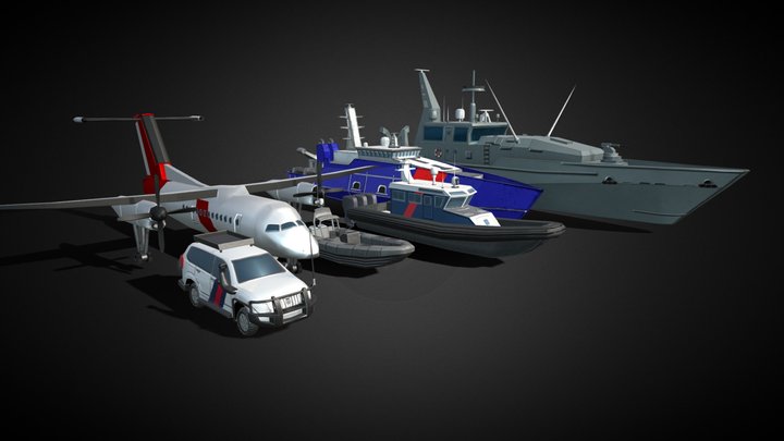 Australian Vehicle Pack 3D Model