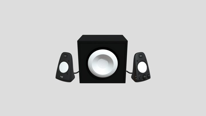 980-000402_Z623 THX Black - 2.1 System - AR-360 3D Model