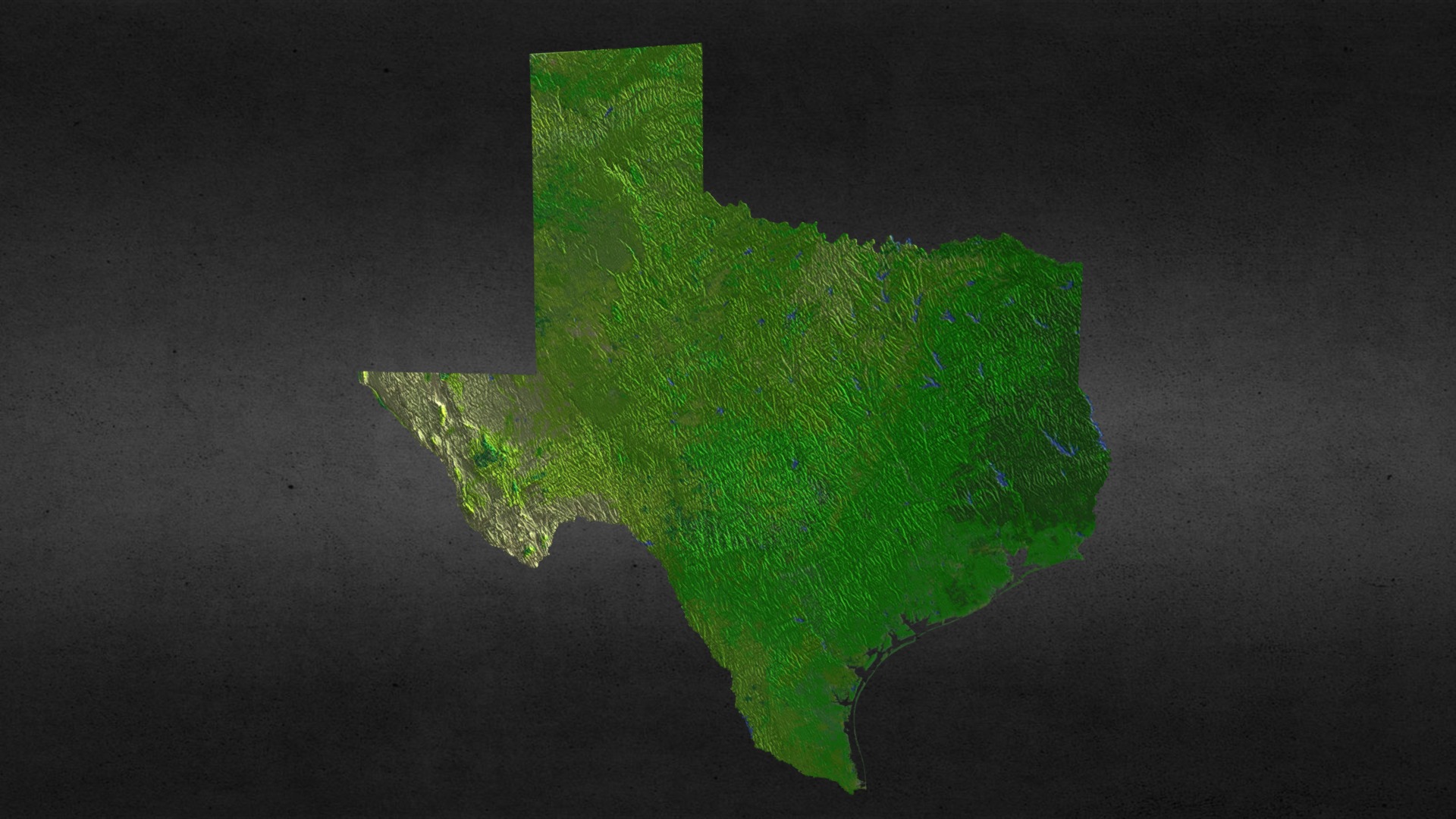 3D model Texas State - This is a 3D model of the Texas State. The 3D model is about map.