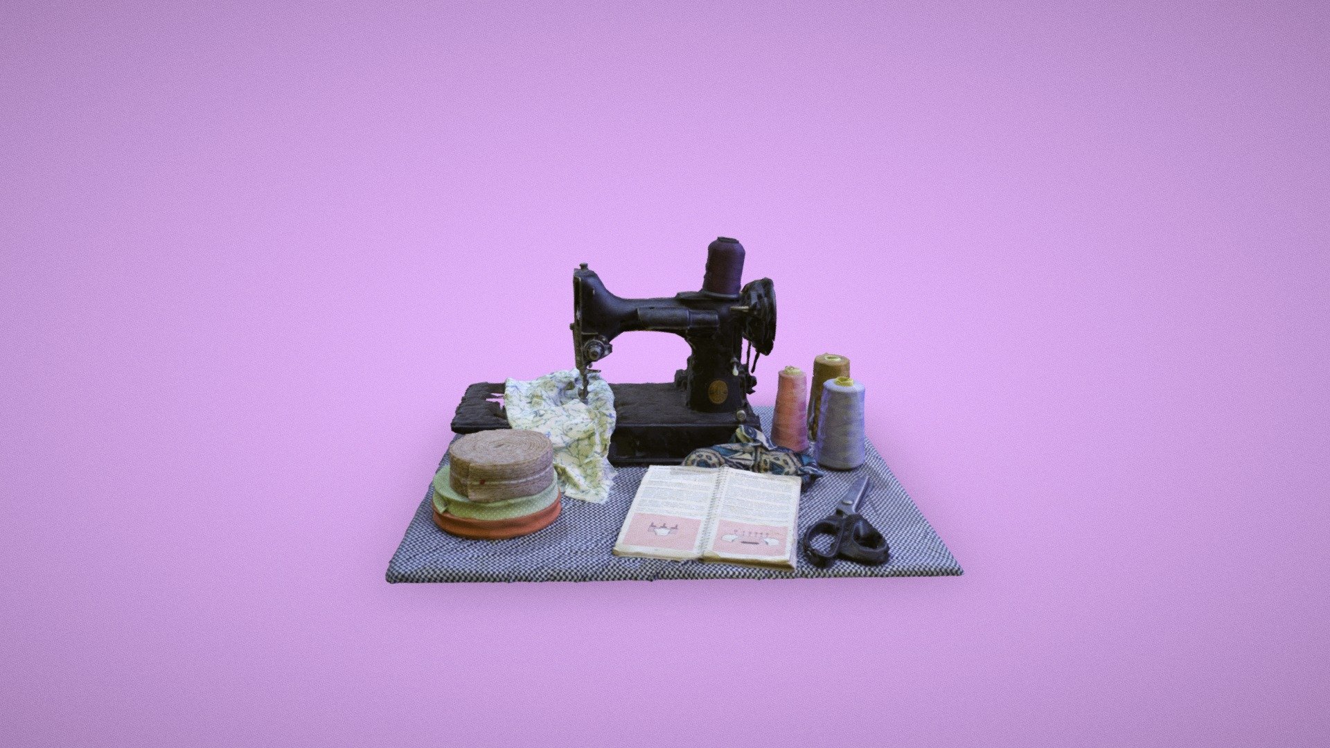 Máquina de coser 3D