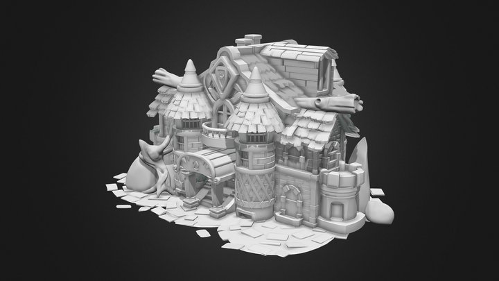 Big house/Mansion practice 3D Model